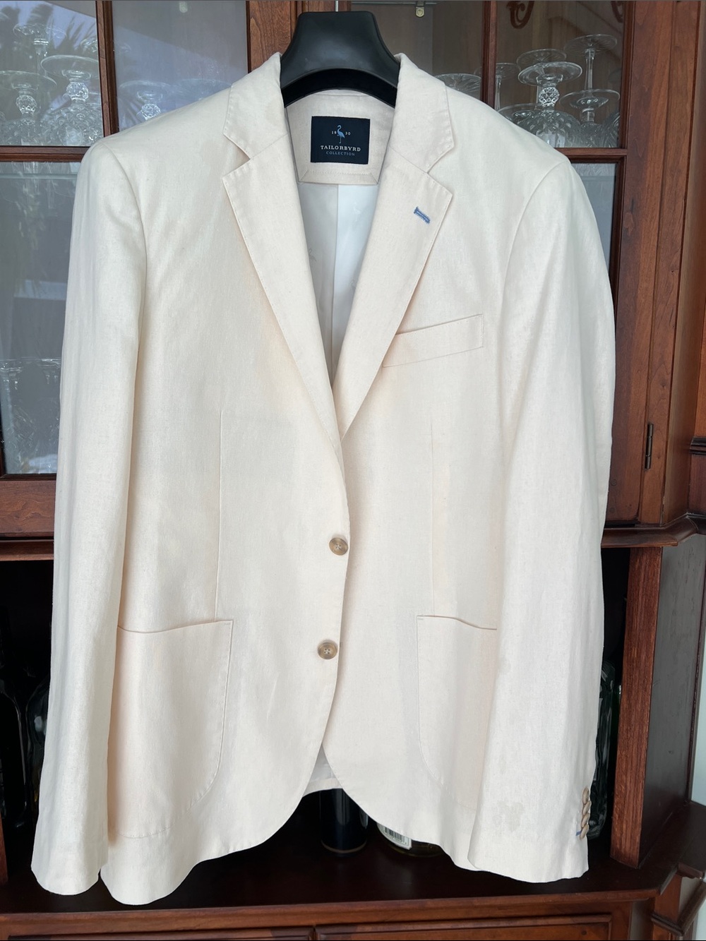 Linen & Cotton Light Cream Blazer